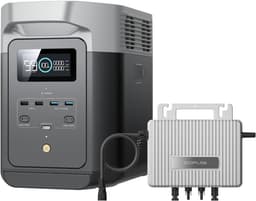 EcoFlow DELTA 2 — 1.024 Wh, LiFePO4, 1.800 W