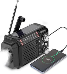 Eton Rukus Solar — AM/FM Kurbelradio, robust & günstig
