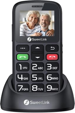 Seniorenhandy mit Großtasten und SOS-Taste — Notruffunktion