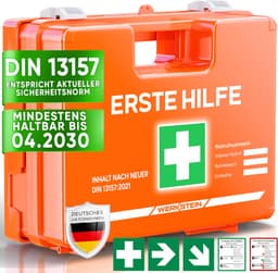 Erste-Hilfe-Koffer groß — DIN 13169, 400×300×150 mm, ABS