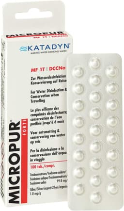 Micropur Forte MF 1T — 100 Chlordioxid-Desinfektionstabletten